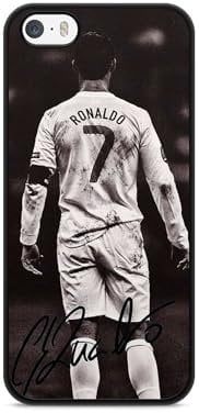 Générique 3409 Case for iPhone 7/8/SE 2020/SE 2022 Silicone TPU Legend Football Gold Ronaldo Messi Neymar Mbappe 5 Ref 925
