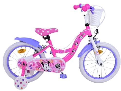 Disney Minnie 16 Zoll Kinderfahrrad Pink - Sicherheit, Komfort und Spaß in einem!