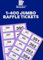 YLAB Tombola-Lose Jumbo Extra Large 1.400 Garderoben-Tickets Lila