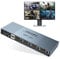 MT-VIKI 4K HDMI KVM Multiviewer 4x1 mit Pip POP 4K@30Hz Quad Multi Viewer Seamless Switching unterstützt Maus und Tastatur Hotkey-Umschaltung 7 Anzeigemodi