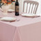 Softalker Tischdecke abwaschbar 140x240 rosa 210GSM Leinen Struktur abwischbar schmutzabweisend wasserabweisend Tischtuch Deko für Weihnachten Party Mädchen Geburtstag Outdoor Garten Frühling