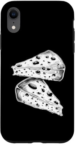 Hülle für iPhone XR Käsescheibe Handgezeichnete Skizze