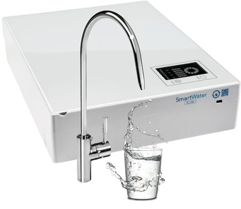 Generisch SmartWater Slim Wasserfilter mit Umkehrosmose, Hauswasseraufbereitungsanlage, Kleine Größe, Inklusive Wasserhahn, 5-stufige Filtration