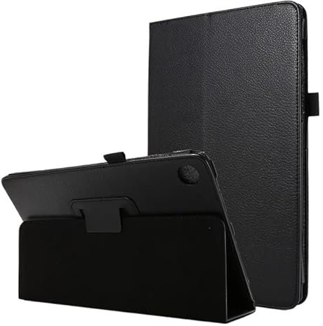 MQVQAUBST Tablet-Hülle, zusammenklappbar, PU-Leder, mit Ständer, Flip-Cover, kompatibel mit Sony Xperia Z2 Tablet-Hülle, 10,1-Zoll-Hülle(Black)