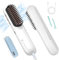 webeauty Porta - Spazzola lisciante senza fili per capelli, 200 m, ioni negativi, per donne, riscaldamento rapido, mini viaggio in Europa, doppia tensione, ricaricabile tramite USB, colore: bianco