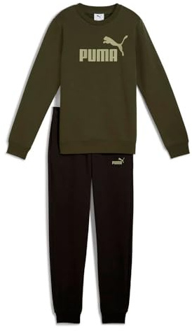 PUMA Jungen Ess No.1 Logo Crew Sweat Suit Fl B Trainingsanzug (1er Pack)
