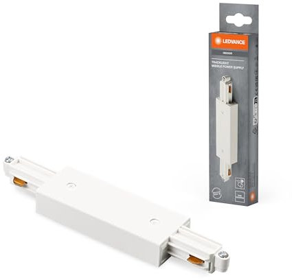 LEDVANCE Carril de luz, centro, fuente de alimentación, blanco, plástico, IP20