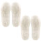 TUONYIS 2 Paar Lammwolle Einlegesohlen Warm Winter Einlagen Winter Warme Schaffell Einlegesohlen Lammwollsohlen Wärmesohlen für Schuhe Lammfell Einlegesohlen Wintersohlen(38, Beige)