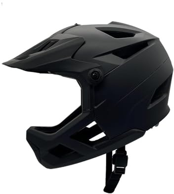 Full Face Mountain Bike Helmet for Men Women Road Bike Helmet Lightweight Adjustable Visor and Goggle Port 55-59CM Impact-Resistant Helmet