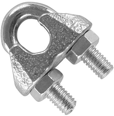 Set 10x Seilklemme | für Ø 11 mm Seile | verzinkt