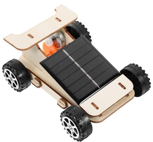 Abaodam 1 Satz Solare Autos Platz Solar- Kinderspielzeug Objekt Robotik DIY Kits für schuler Puzzlematte DIY-Auto-Wissenschaftsprojekt Solarauto-Experiment-Requisite Holz