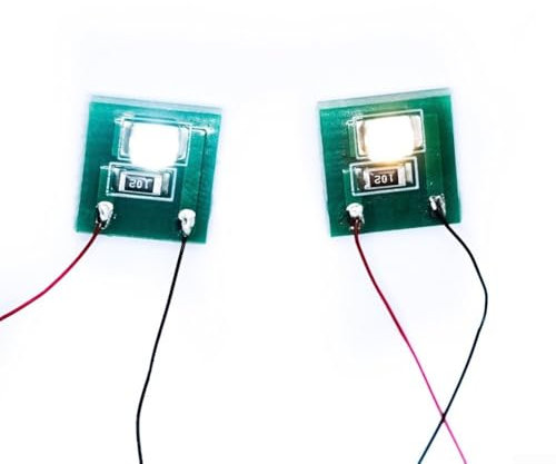 Premium warmweiße LED-Leuchten für Modelleisenbahn Lokomotive Must-Have-Zubehör
