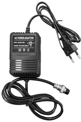 Terphadp Adaptador de Corriente F4 15V Consola Mezcladora Mezclador Fuente de Alimentación Adaptador de CA Conector de 3 Enchufe UE