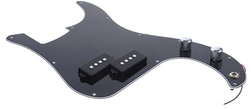 Yardwe 3 Ensemble De Ramassage De Basse Micros De Basse Micro Basse Parties De Guitare Basse Pickguard Basse Partie Du Bassiste Pickguard De Guitare Noir Couleur Aléatoire