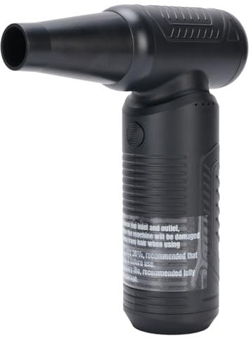 Fafeicy Compressed Air Kuok Portable Powerful Electrical Dust Blower for Home Car Office with 3 Air Modes and Fast Charging for Cleaning Work Areas and Gadgets Black