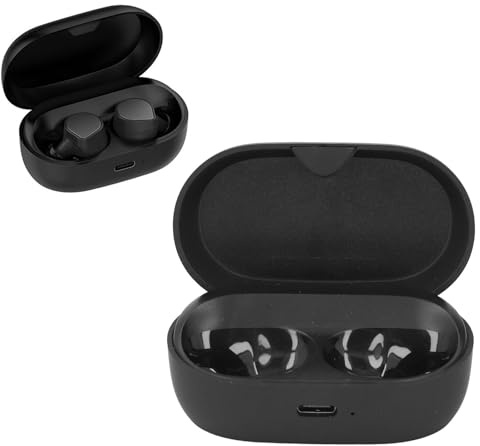 Sharainn Charging Case for Jabras Elite 7 Pro/Active – Black USB-C 600mAh Replacement Earbud Charging Box with Indicator Light