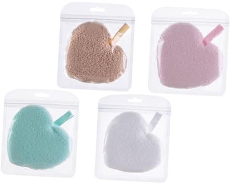 Anneome 4 Stück Teiliges Wiederverwendbare Waschbare Make up Entferner Pads aus Weichem Gesichtsschwamm Sanfte Reinigung und Porentiefes Entfernen von Make up Geeignet für Tägliche
