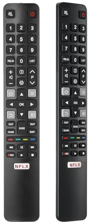 RC802N Replacement TCL Remote Control for Smart TV Replacement Remote Control TV Compatible with TCL TV Android/Google TV 4K LED QLED HDR