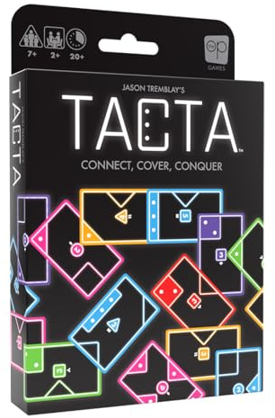 USAopoly | Tacta PEG | Eigenständiges Kartenspiel, Formen Zuordnen, Drehbare Karten Und Kompakte Edition | 2+ Spieler | 20+ Minuten