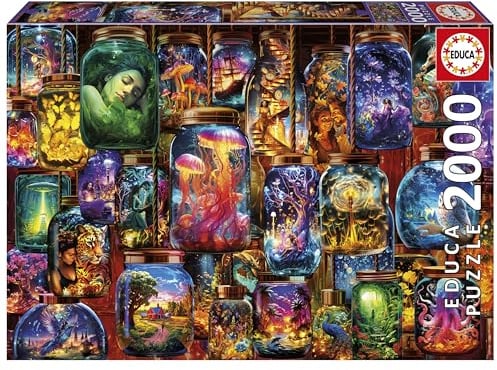Educa - 2000-Teile-Puzzle für Erwachsene | Träume im Glas | Maße: 96 x 68 cm | Ab 14 Jahren (20572)