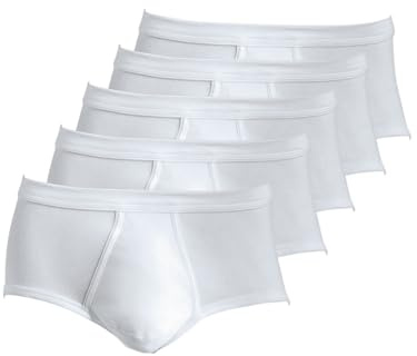 SCHÖLLER 5er Pack Herren Slip mit Eingriff Baumwolle 155-45-420