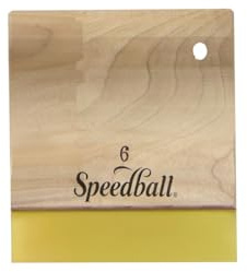 Speedball Urethan-Rakel, 15,2 cm für Siebdruckgrafiken auf Papier, Karton und Holz