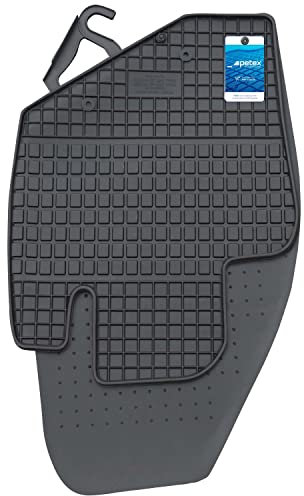 PETEX Gummimatten passend für S80 / S60 / V70 ab 02/2000-09/2007 Fußmatten schwarz 4-teilig