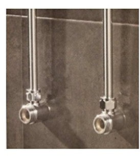 Triton Bar Mixer Fixings/Exposed Pipework Elbows - Up Down Wall UNBMXFIXEX