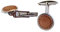 Runde Manschettenknöpfe in Silber 925 – 925 Sterling Silver Cufflinks