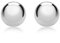 CARISSIMA Damen 6 mm Ball Ohrstecker 18k (750) Weißgold
