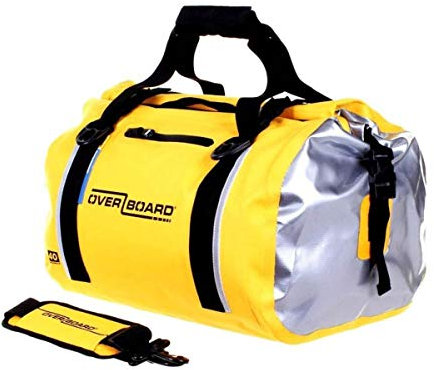OverBoard wasserdichte Duffle Bag 40 Liter Gelb