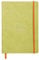 Rhodia 117456C Notizheft Rhodiarama mit weichem Umschlag, dot grid, 80 Blatt, 90 g elfenbeinfarbenes Papier, A5 148 x 210 mm, Lesezeichen, Innentasche,1 Stück,anisgrün