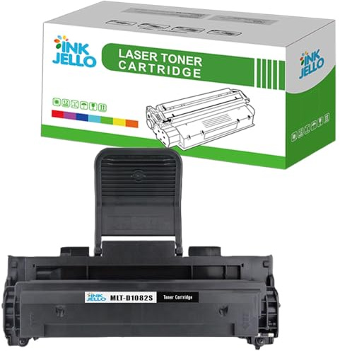 InkJello kompatibe Toner Patrone Ersatz für Samsung ML-1640 ML-2240 ML-2241 MLT-D1082S (Schwarz)