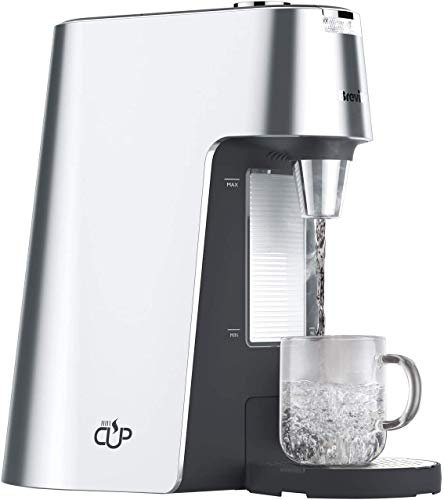 Breville HotCup - Dispensador de agua caliente | 3 kW de ebullición rápida | Dispensador variable y ajuste de altura | 2 L | Plata [VKT111]