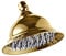 Skybath Gold 6 Inch Brass Shower Head Traditional Victorian Style Rainfall Shower Sprayer