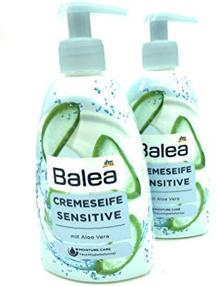 2x Balea Cremeseife Sensitive mit Aloe Vera (2x500ml)