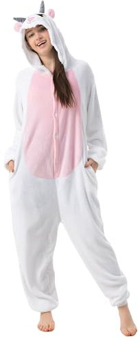 Katara 1744 (30+ Designs) Ziegen-Kostüm Goat, Unisex Onesie/Pyjama-Qualität für Erwachsene & Teenager