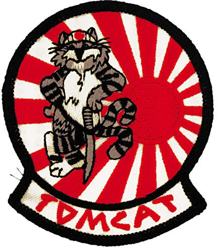 USN VF-111 Sundowners Rising Sun Tomcat Fighter Attack Squadron bestickter Aufnäher mit Bügelkleber