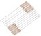 EUROXANTY Pinchos para Barbacoa | Brochetas metálicas | Pinchos cuadrados para barbacoa | Con mango de madera | Pinchos largos de barbacoa | 50 CM PACK 12 UNIDADES