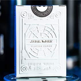 SOLOMAGIA Star Wars Light Side Silver Edition Playing Cards (White) by theory11