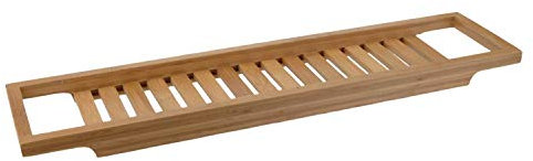 Nicht Zutreffend Badewannenablage Badewannenbrett Badewannenregal | Bambus | Braun | 64 x 15 cm