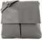 modamoda de T63LEDER Damen Leder Umhängetasche Schultertasche handmade in Italy, Farbe:Graphitgrau