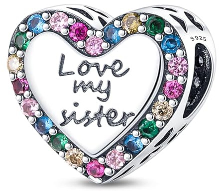 LONGLUCK Bead Charms, passend für Pandora-Charm-Armbänder für Damen, 925er Sterlingsilber, baumelnder Anhänger, Mädchen-Schmuckperle, Schmuck Geschenk für Damen