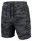 Herren Sport Shorts Kurze Hose Schnell Trocknend Sporthose Leicht mit Reißverschlusstasche(Camo Grau,EU-2XL/US-XL)