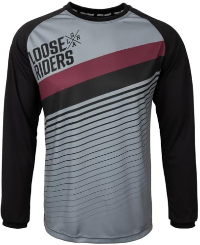 Loose Riders MTB-Jersey Langarm Basics Grau Gr. L