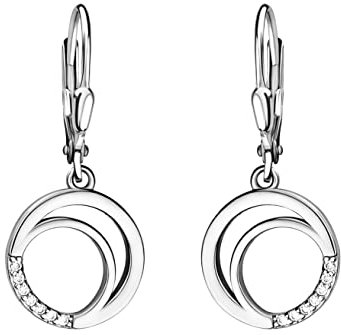 SOFIA MILANI - Damen Ohrringe 925 Silber - Kreis Ohrhänger - E1602