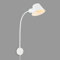 BRILONER Leuchten - Bettleuchte flexibel, Bettlampe verstellbar, Kippschalter, 1x E27 Fassung max. 10 Watt, inkl. Kabel, Weiß, 55 cm, 2089-016