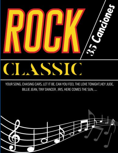 35 Rock Classic Canciones: Solos De Piano