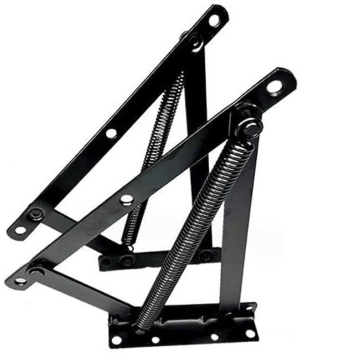 1 Paar Bettkastenscharniere, Deckelscharnier Sofa Bett Lagerung Lift Scharnier Federmechanismus für Stauraum Bänke und Betten mit Bettkästen, Schlafsofa Möbel
