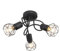 INNOVATE Deckenlampe Industrial Style | Deckenleuchten - E14 | Lampe Wohnzimmer | Deckenlampe Schlafzimmer | Küchenlampe | Deckenleuchte Schlafzimmer | Deckenlampe schwarz | Deckenstrahler 3 flammig